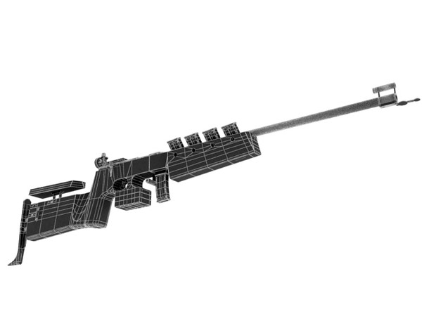 3dsmax biathlon rifle - Biathlon Rifle by Tornado Studio