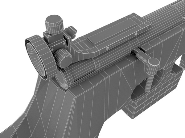 3dsmax biathlon rifle - Biathlon Rifle by Tornado Studio