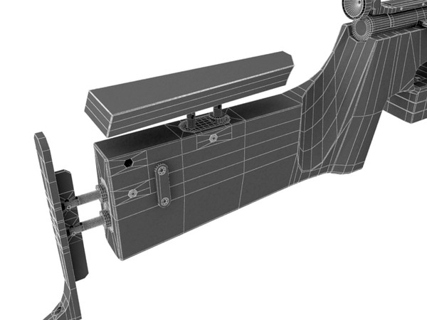 3dsmax biathlon rifle - Biathlon Rifle by Tornado Studio