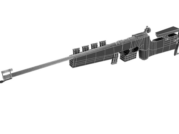 3dsmax biathlon rifle - Biathlon Rifle by Tornado Studio