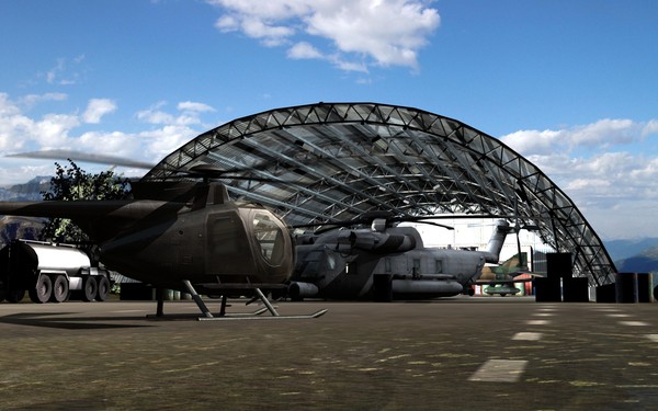3d hangar model - Hangar... by ETMawerick