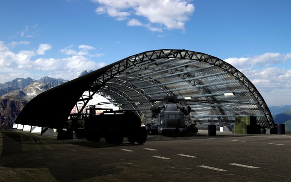3d hangar model - Hangar... by ETMawerick