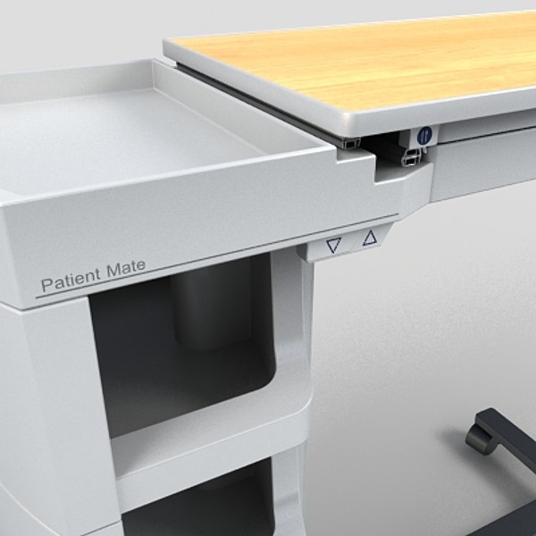 3d model bedside table - bedside table by monkeyodoom
