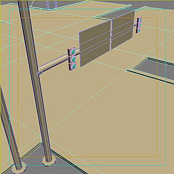 road elements motorway 3d max - Motorway_elements by QLEE