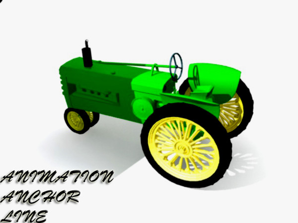 3ds max john tractor - tractor19.max by Animation Anchor Line