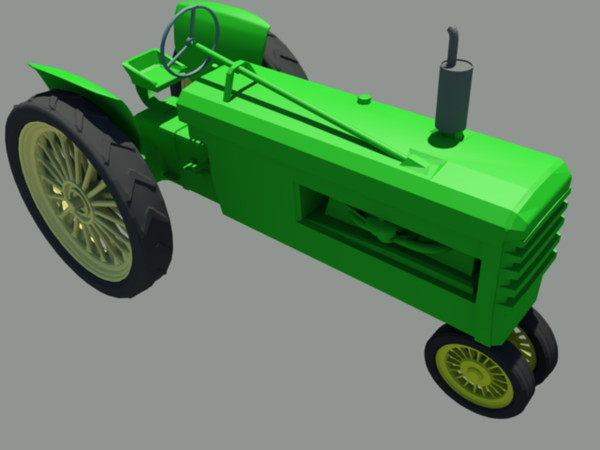 3ds max john tractor - tractor19.max by Animation Anchor Line