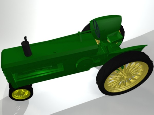 3ds max john tractor - tractor19.max by Animation Anchor Line