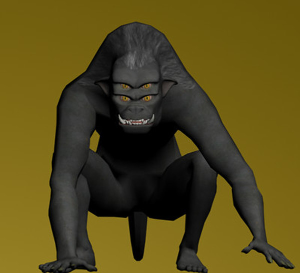 3d creature morok - Creature Morok by Ephemerida