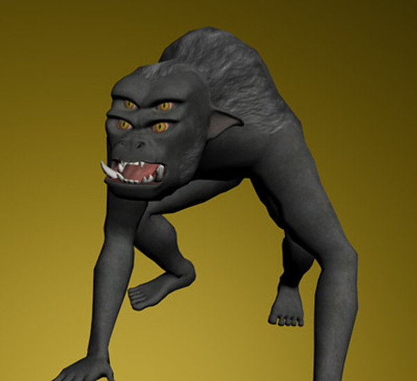 3d creature morok - Creature Morok by Ephemerida