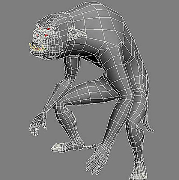 3d creature morok - Creature Morok by Ephemerida