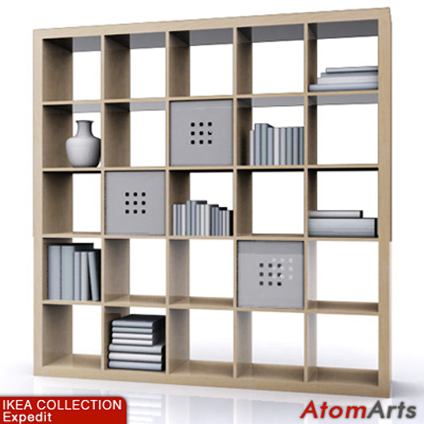 storage furniture ikea expedit dxf - IKEA Expedit Furniture by Atom Arts