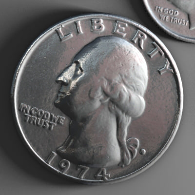 c4d photo realistic coins - US Coins Collection C4d... by Marketing Arts Group