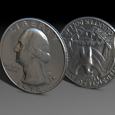 c4d photo realistic coins - US Coins Collection C4d... by Marketing Arts Group