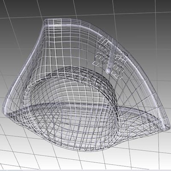 tricorne hat 3d 3ds - Tricorn by mostlysquare