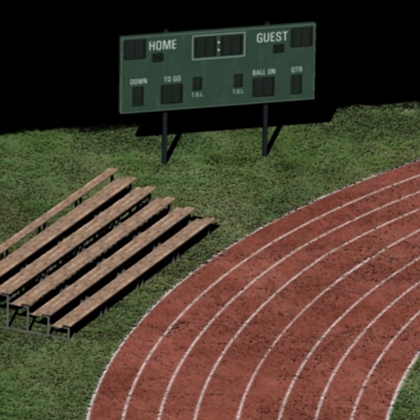 3ds max football field - Football Field by dastolidigital