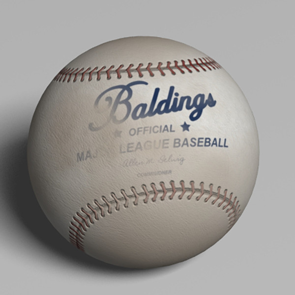 3ds 4 baseballs ball polygons - 4 Low Polygon Baseballs by tronitecgamestudios