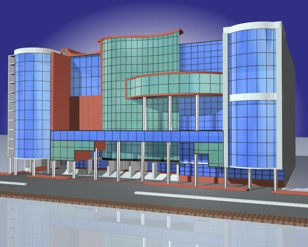 shopping complex 3ds - Shopping Complex_SC02 by sabah_au