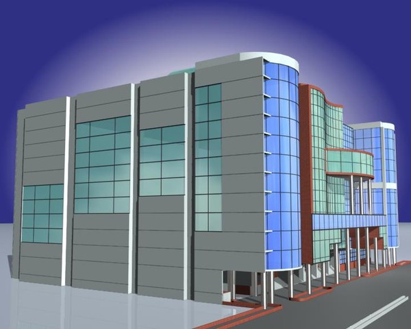 shopping complex 3ds - Shopping Complex_SC02 by sabah_au