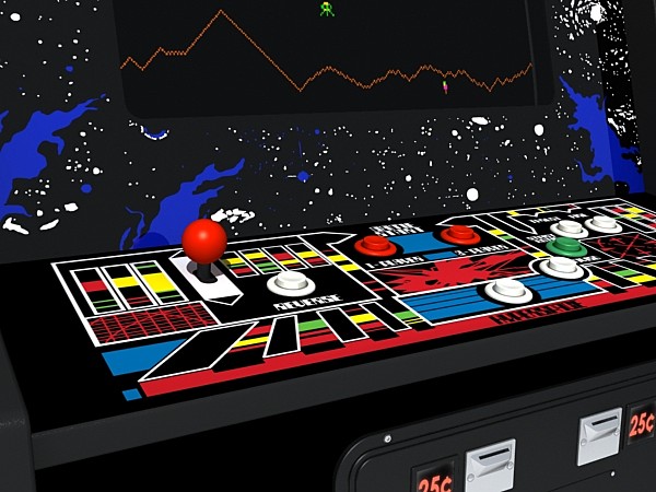 3d defender arcade model - defender arcade by monkeyodoom
