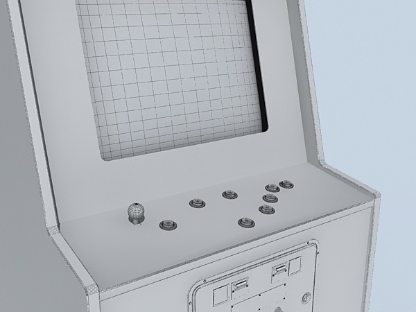 3d defender arcade model - defender arcade by monkeyodoom
