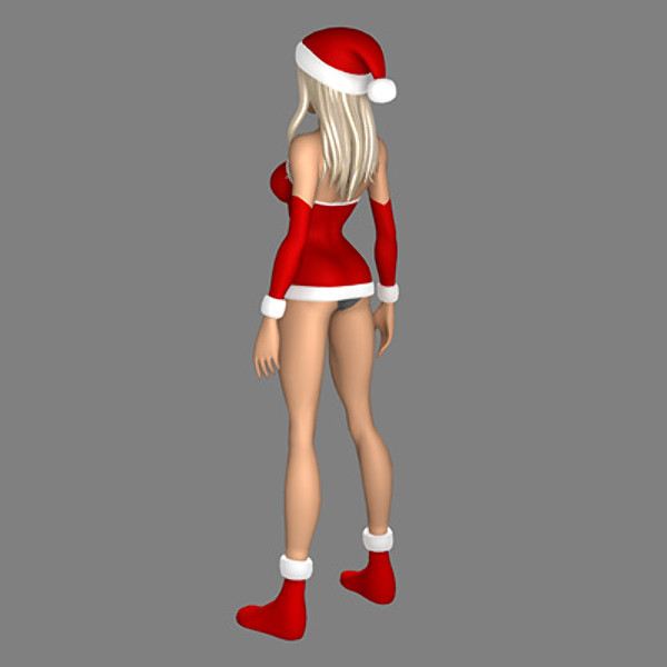 3d christmas girl model - santababe01.zip by tomwoof