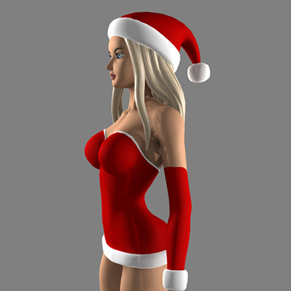 3d christmas girl model - santababe01.zip by tomwoof