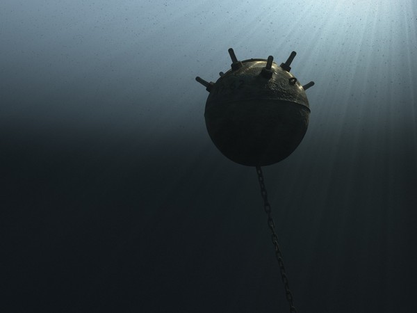submarine 3d 3ds - Submarine Mine by bigtime3D