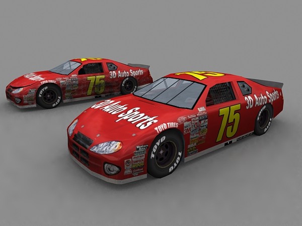 3d stockcar stock car model - Stockcar (nascar) GameReady by 3DAutosports