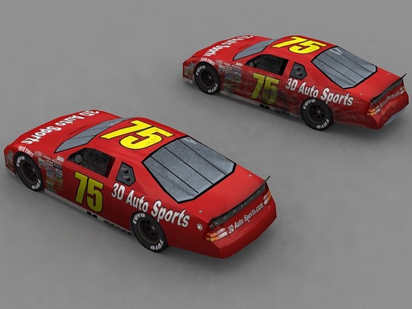 3d stockcar stock car model - Stockcar (nascar) GameReady by 3DAutosports