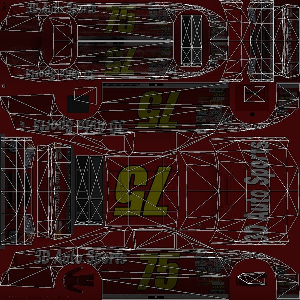 3d stockcar stock car model - Stockcar (nascar) GameReady by 3DAutosports