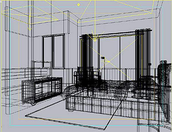 master bedroom 3d 3ds - Bedroom by groups5