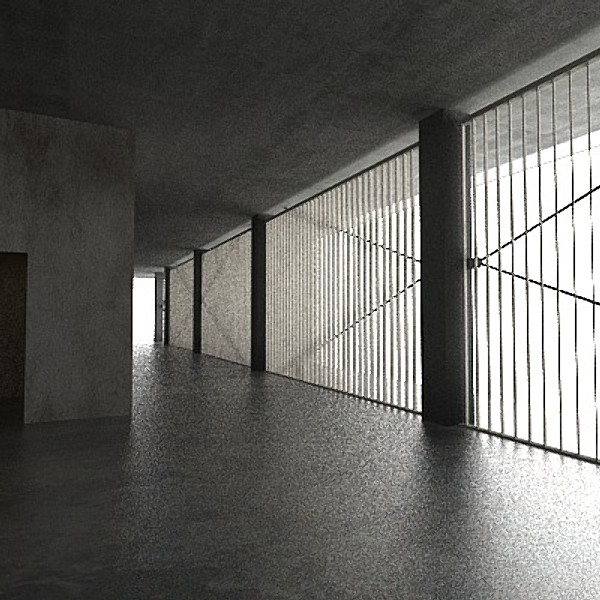 derelict floor building games 3d model - Derelicted Floor by morihuela
