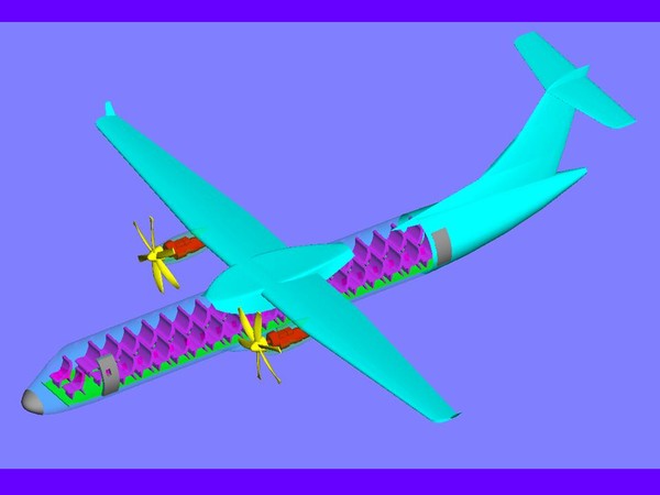 aircraft assembly 3d model - ATR-72-600 Turboprop .dwg or .dxf by RodgerSaintJohn