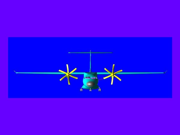 aircraft assembly 3d model - ATR-72-600 Turboprop .dwg or .dxf by RodgerSaintJohn