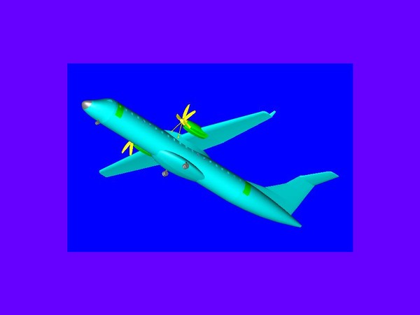 aircraft assembly 3d model - ATR-72-600 Turboprop .dwg or .dxf by RodgerSaintJohn