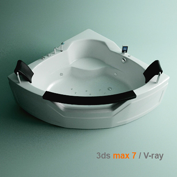 jacuzzi 3d model - jacuzzi by lajhar