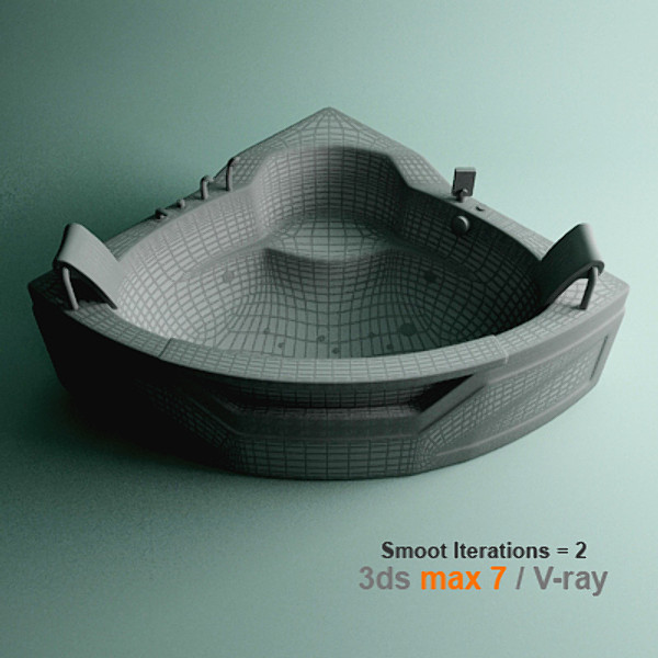 jacuzzi 3d model - jacuzzi by lajhar