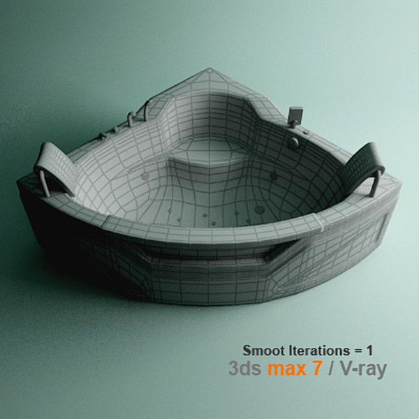jacuzzi 3d model - jacuzzi by lajhar