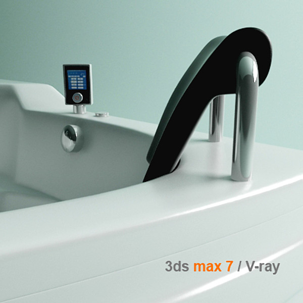 jacuzzi 3d model - jacuzzi by lajhar