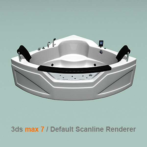 jacuzzi 3d model - jacuzzi by lajhar