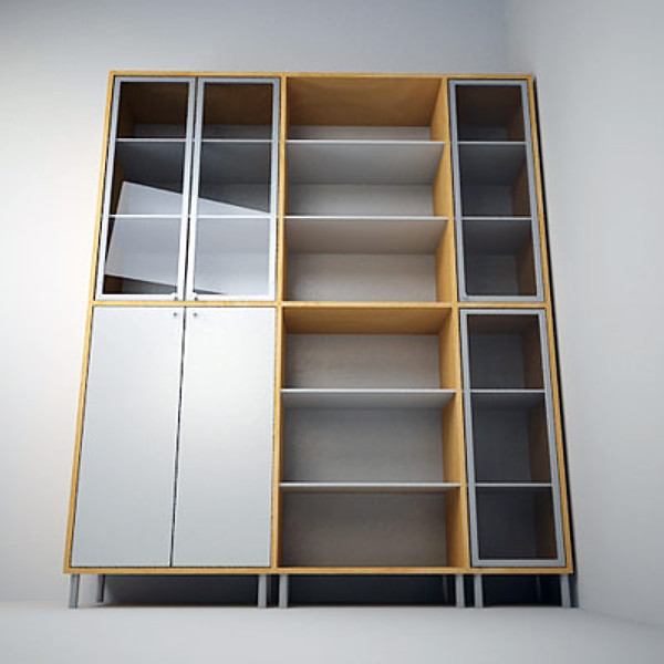 wardrobe console locker 3d model - Magiker by QLEE