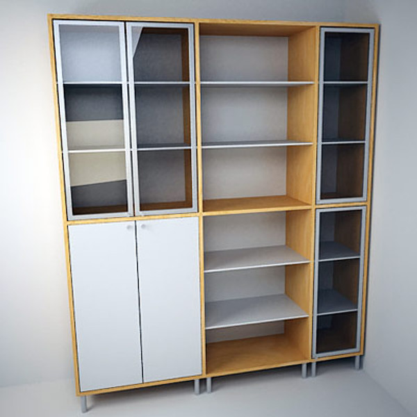 wardrobe console locker 3d model - Magiker by QLEE