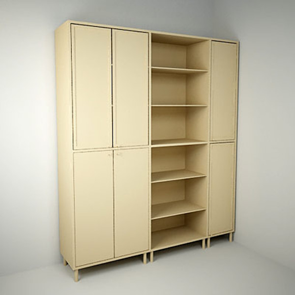 wardrobe console locker 3d model - Magiker by QLEE