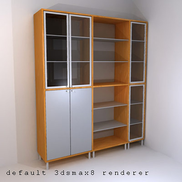 wardrobe console locker 3d model - Magiker by QLEE