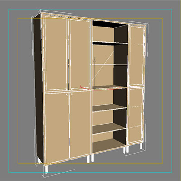 wardrobe console locker 3d model - Magiker by QLEE