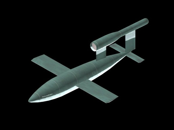 3ds max fieseler fi 103 reichenberg - Fieseler Fi 103 Reichenberg + V1 rocket by FangioDesign