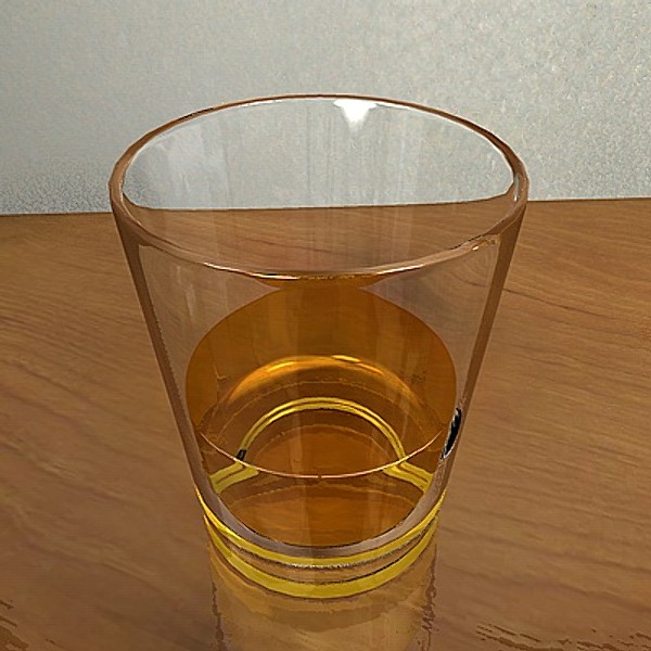 3d model whisky glass - Whisky Glass (Round) by Whong