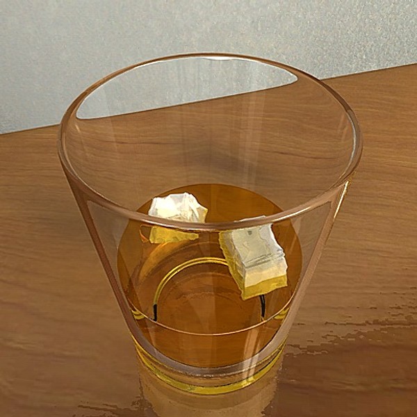3d model whisky glass - Whisky Glass (Round) by Whong