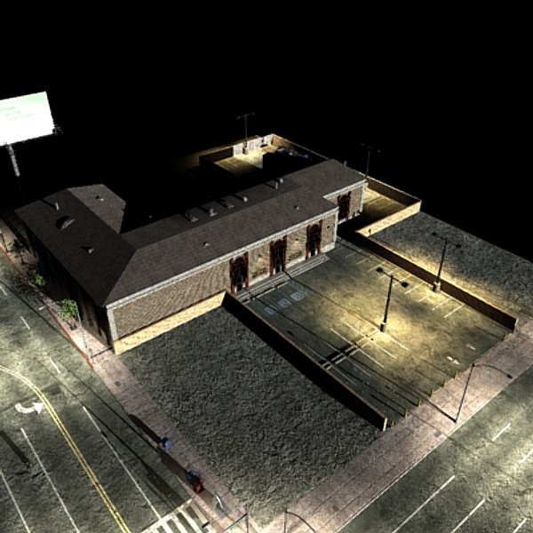 post set lights 3d max - Post Office by dastolidigital