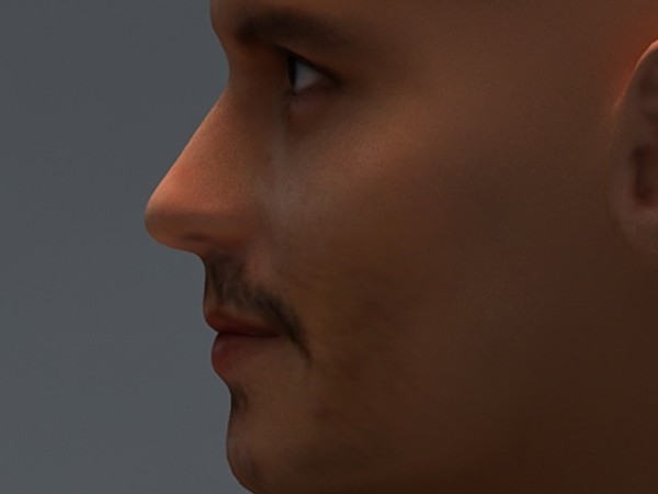 johnny depp 3d max - Johnny Depp... by fabelar